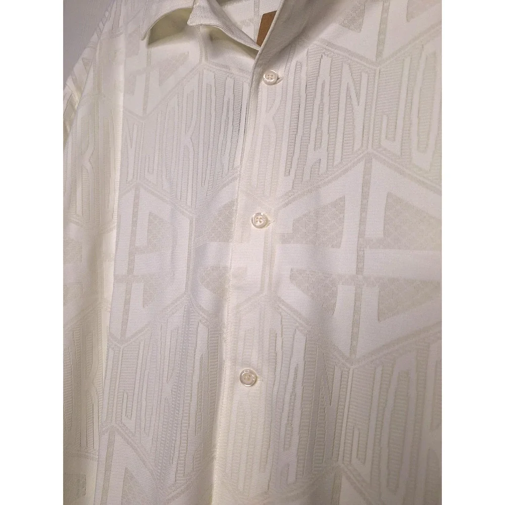 Jordan Flight Short Sleeve Knit Button Down White HF9363 133 size XL